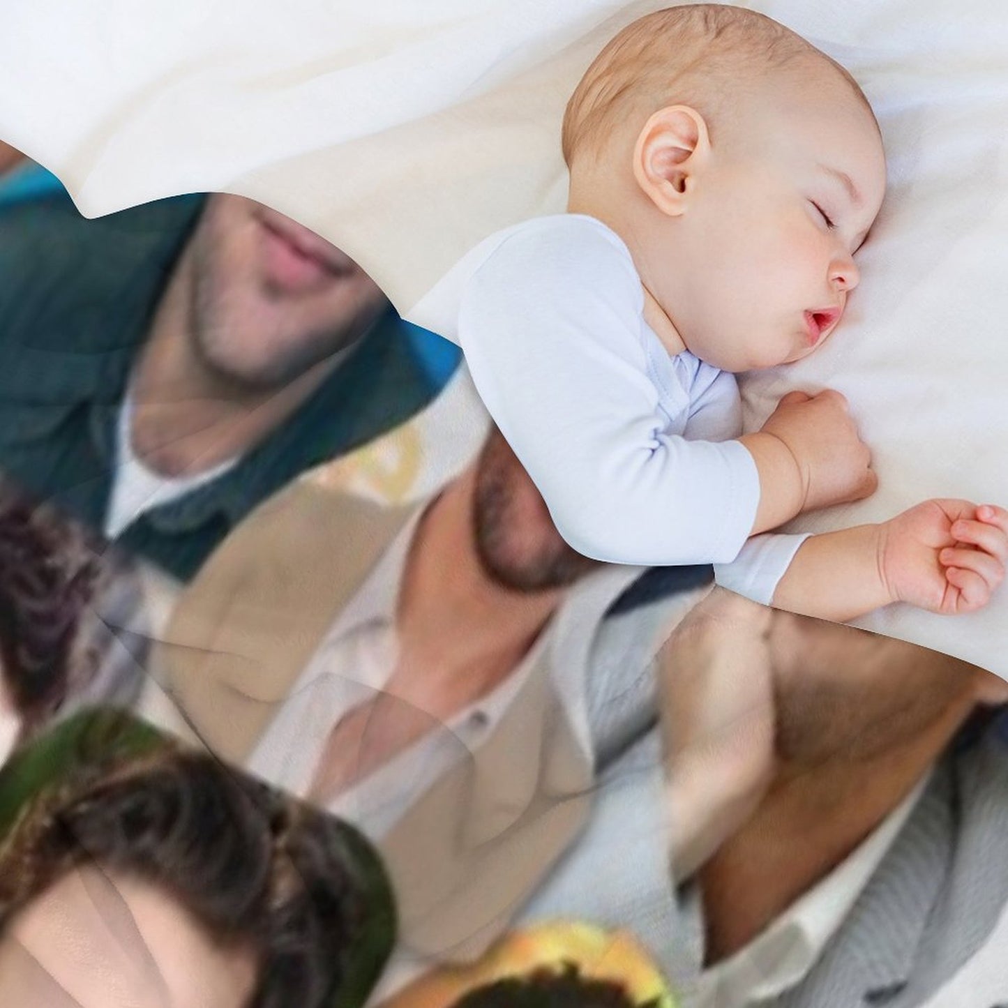 Paul Rudd Collage Throw Blanket