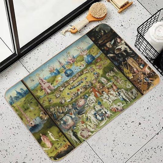 The Garden of Earthly Delights Bath Mat