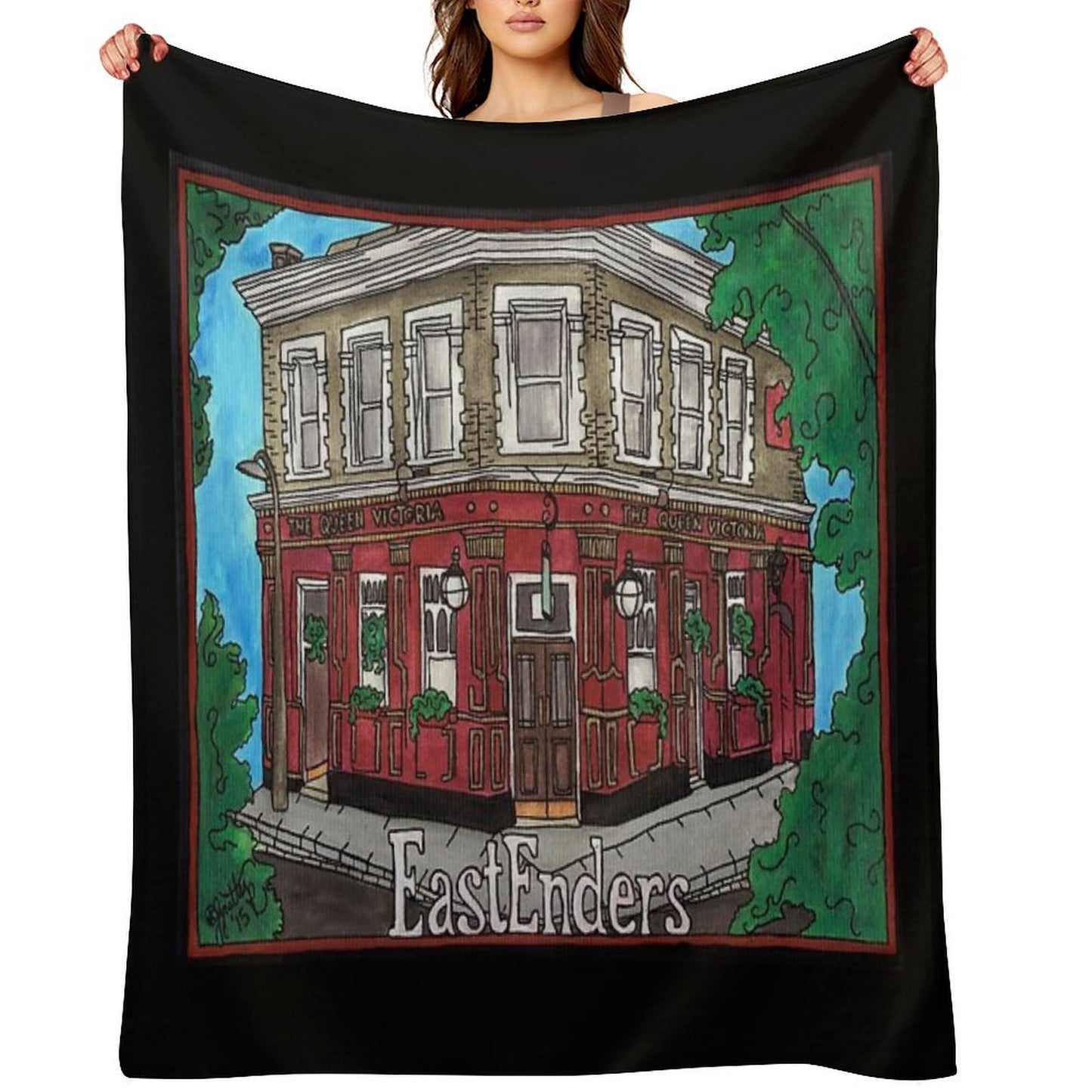 The Vic Throw Blanket