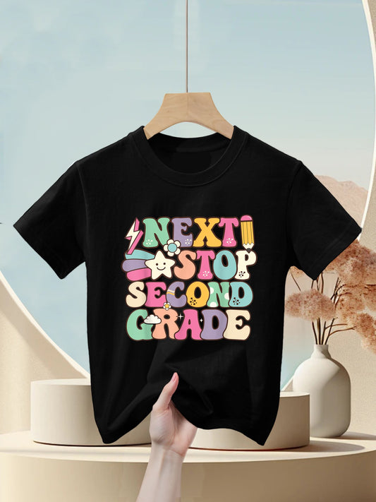 Next Stop 2nd Grade 1st First Grade Graduation Last Day Kids T-Shirt