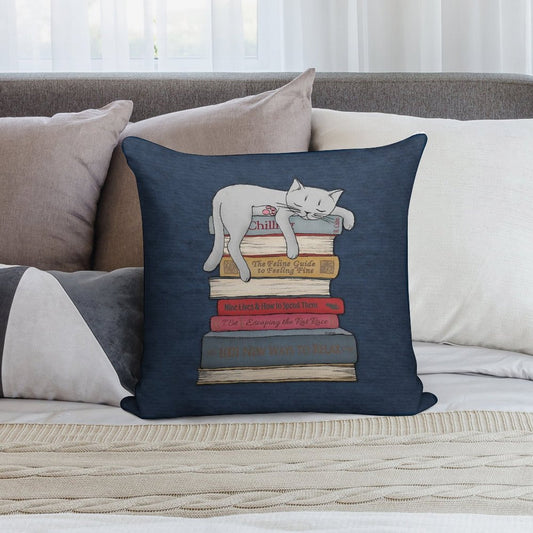 How to Chill Like A Cat Soft Multiple Sizes Throw Pillow