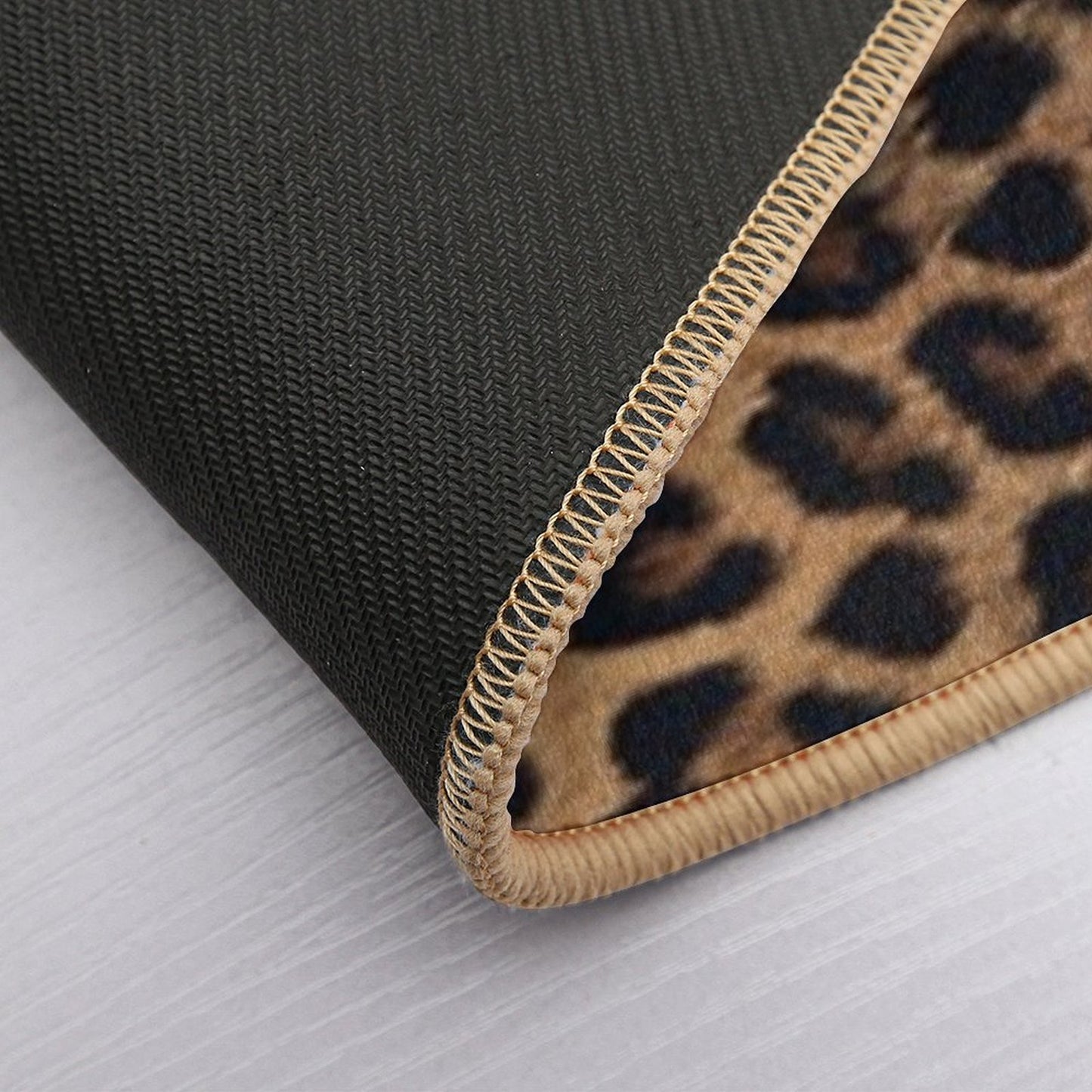 Leopard Print Bath Mat