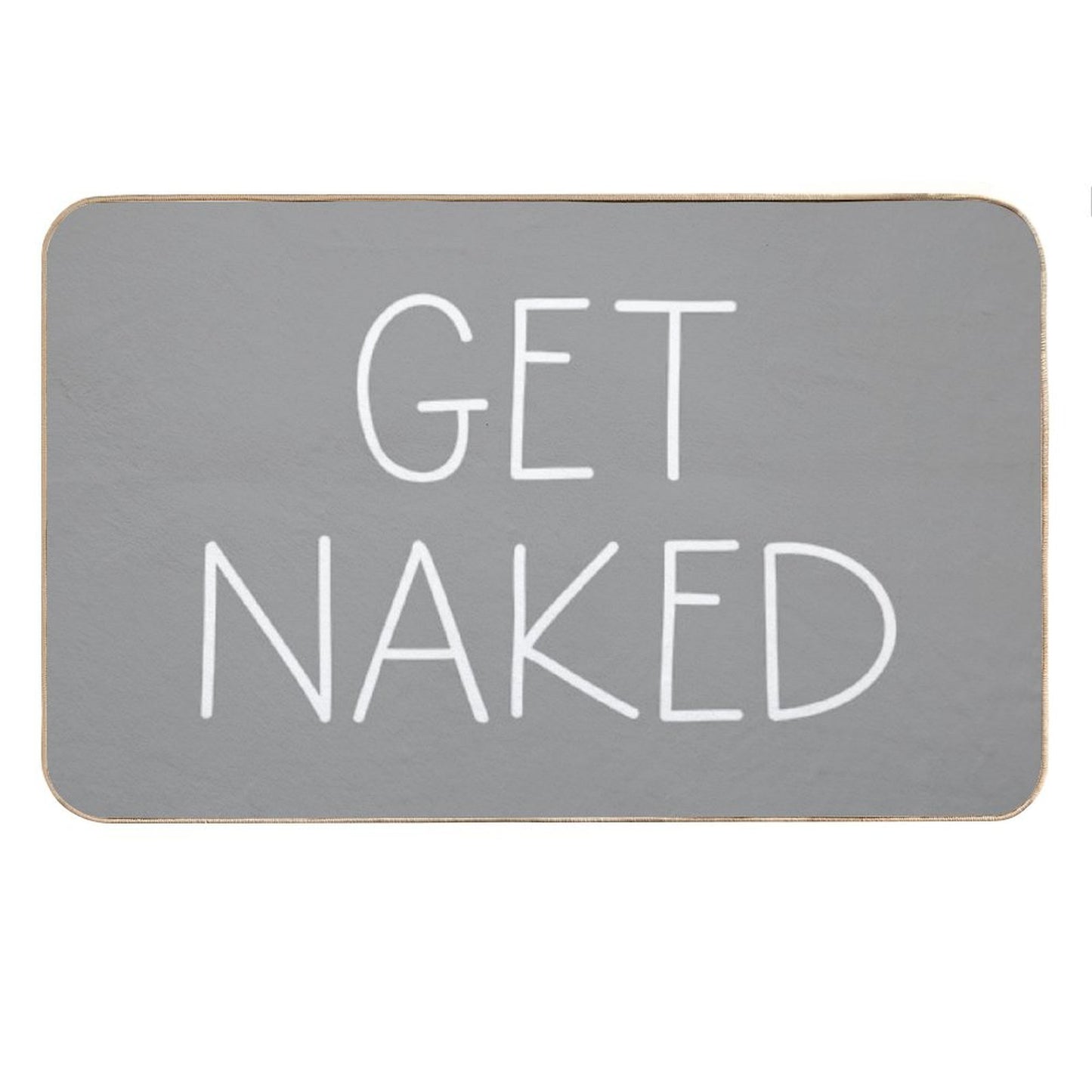 Get Naked Grey Bath Mat