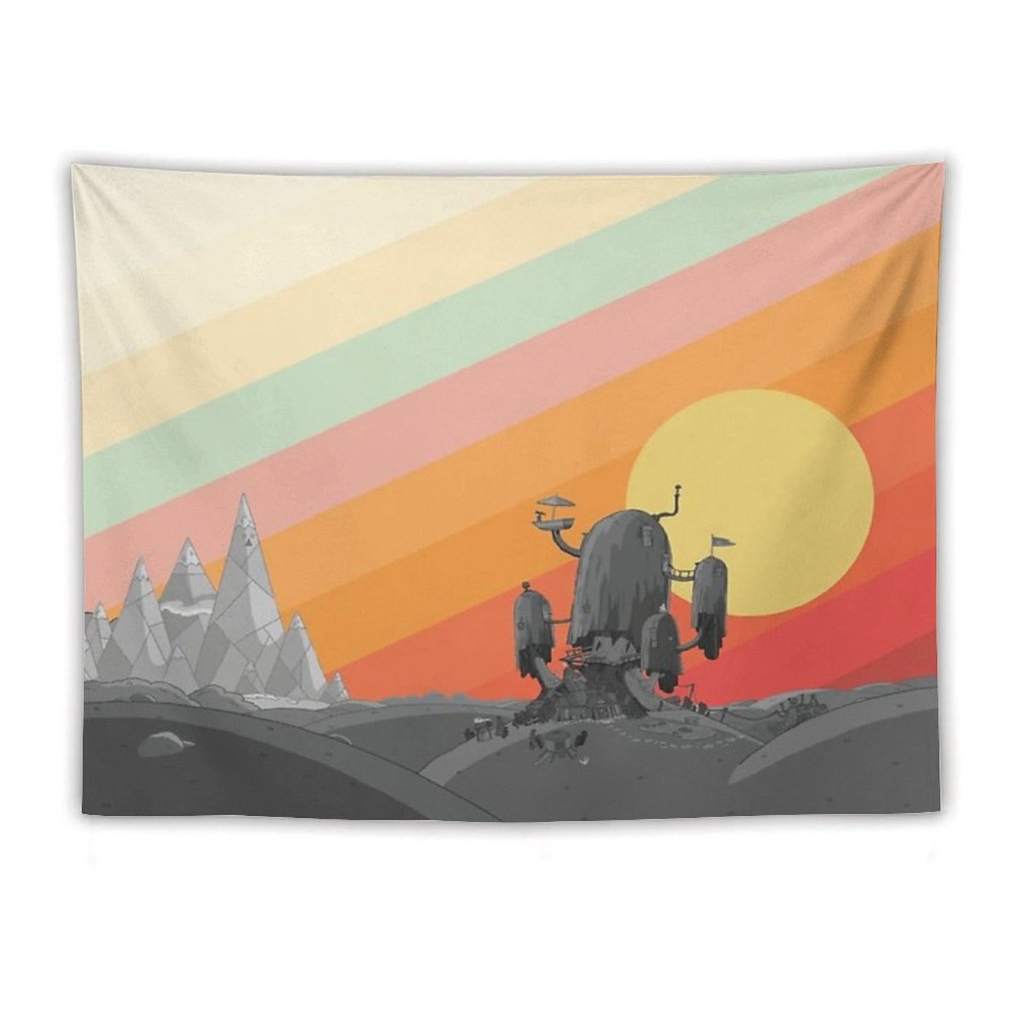 Land Of Ooo (Adventure Time) Tapestry