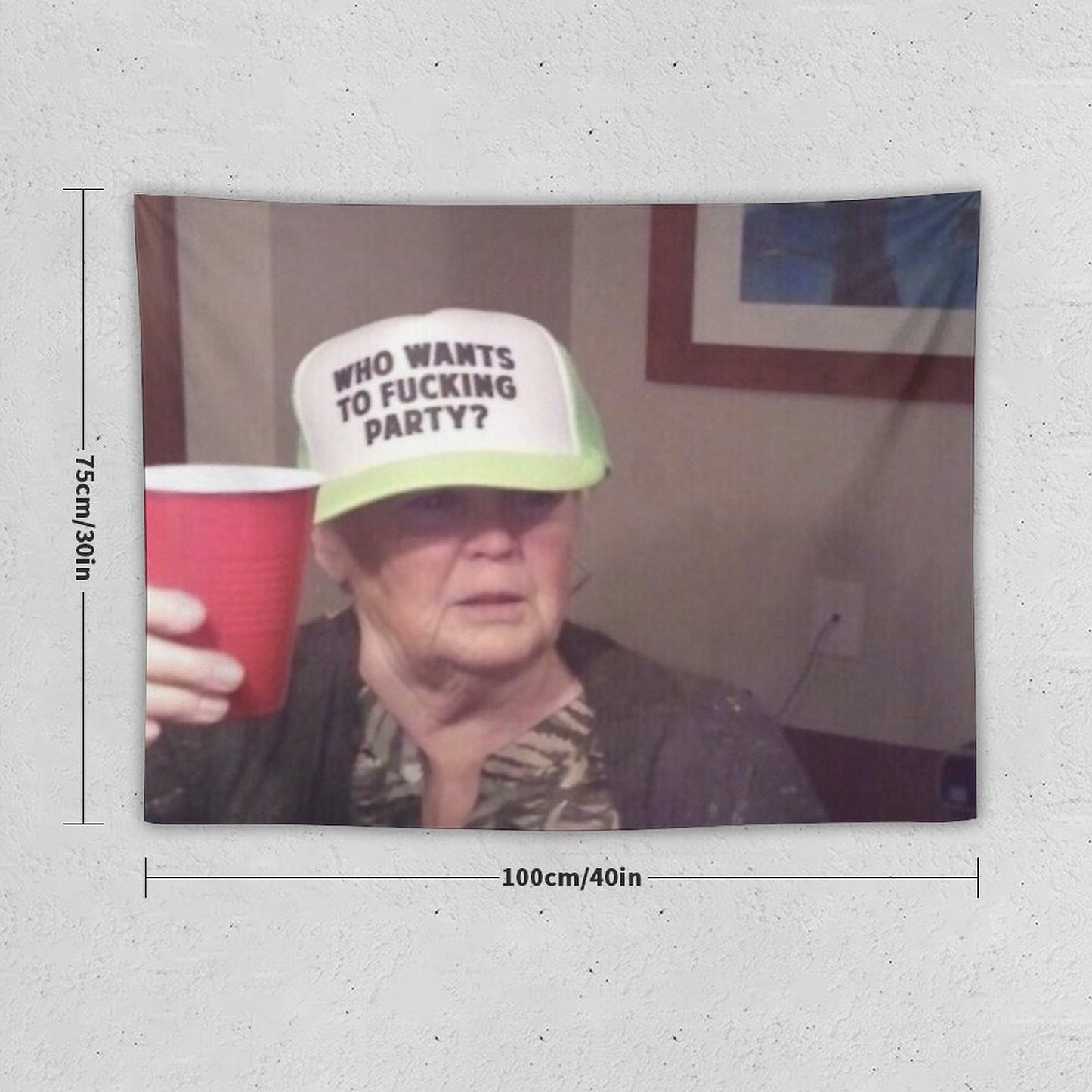 Who Wants to Fucking Party Tapestry