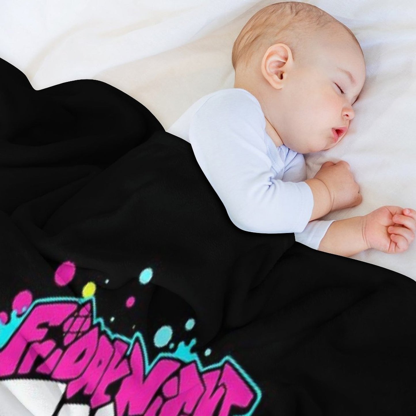 Friday Night Funkin Boyfriend And Girlfriend Throw Blanket
