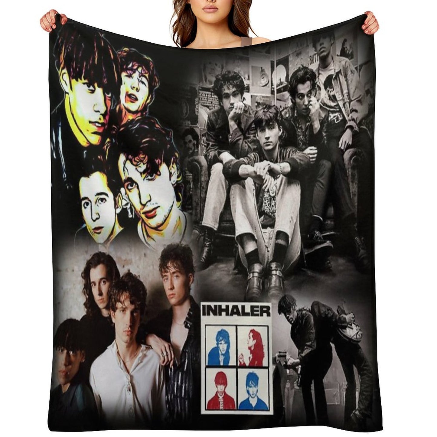 Inhaler Band Dublin Throw Blanket