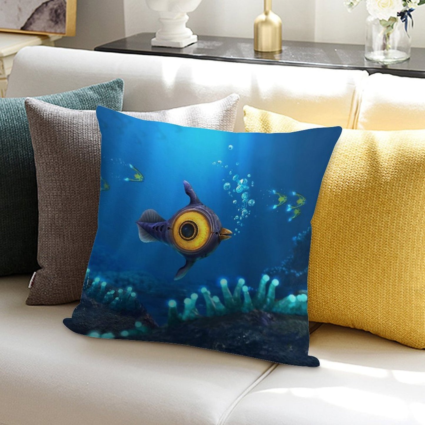 Peeper Soft Shrink-Resistant Throw Pillow