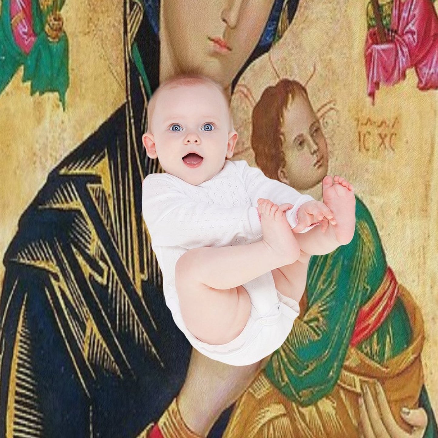 Our Lady of Perpetual Help 1 Throw Blanket