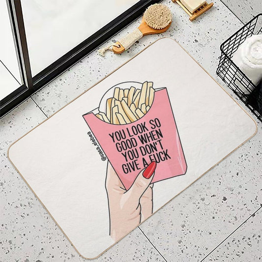You Look So Good by Sasa Elebea Bath Mat