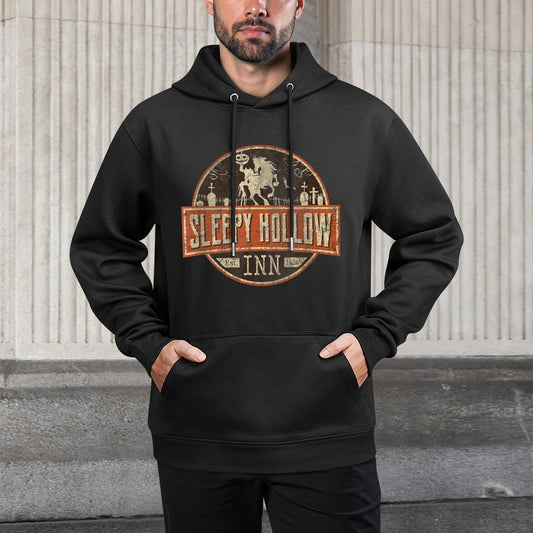 Sleepy Hollow INN Halloween Headless Horseman Cotton-Polyester Blend Hoodie