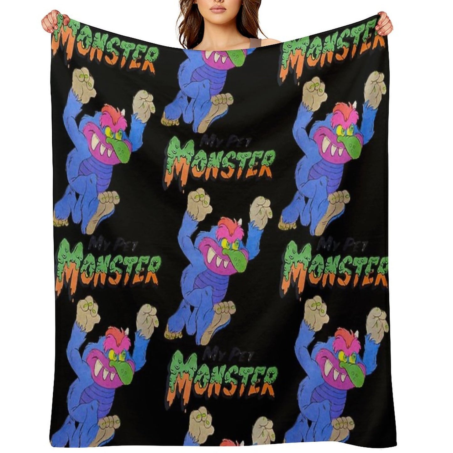 My Pet Monster Throw Blanket
