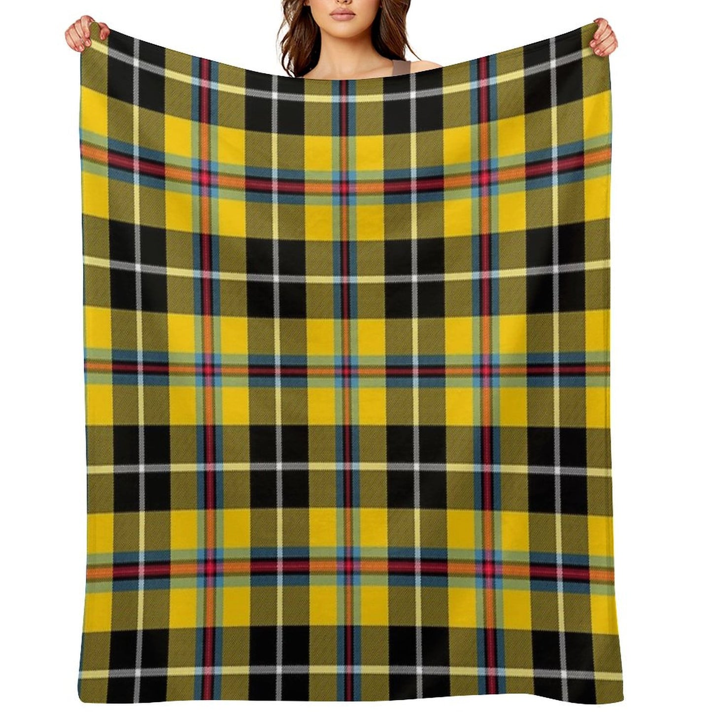 Cornish Tartan Throw Blanket