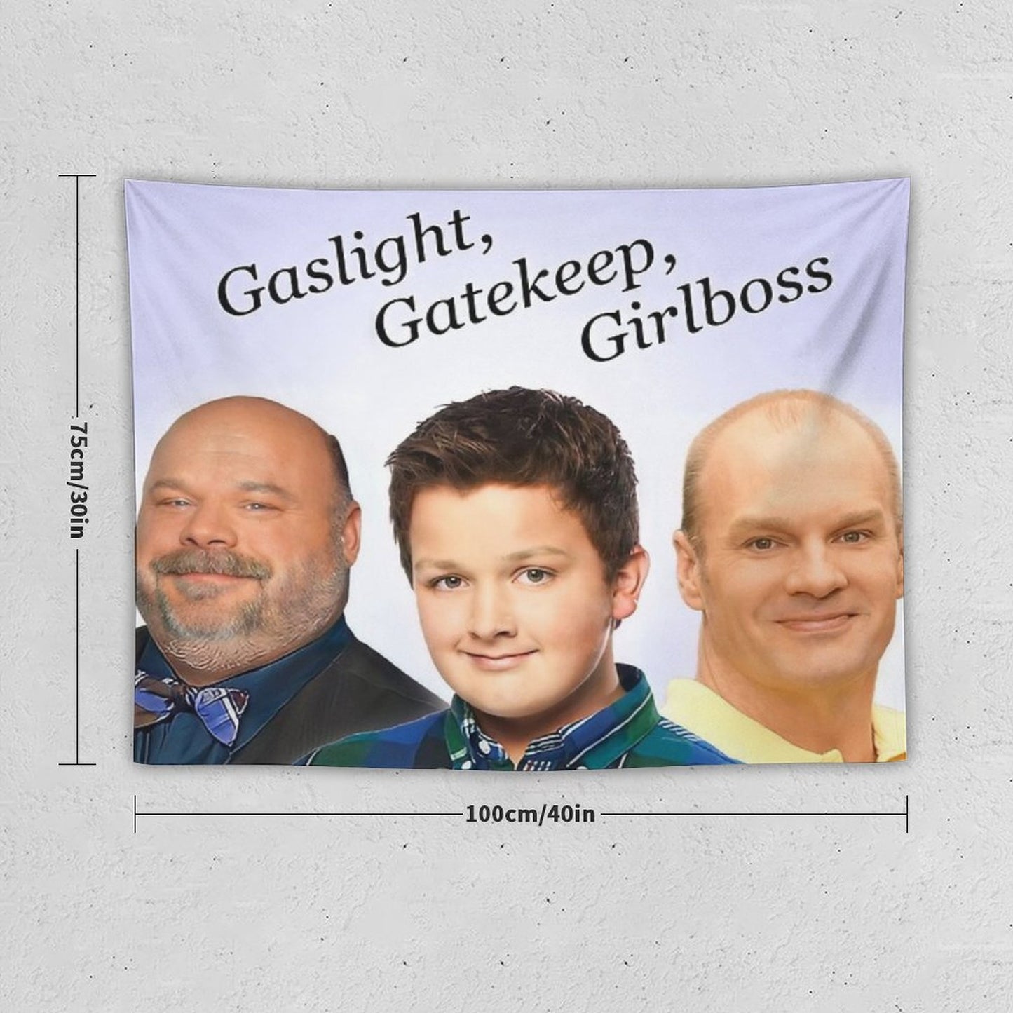Gaslight Gatekeep Girlboss Tapestry