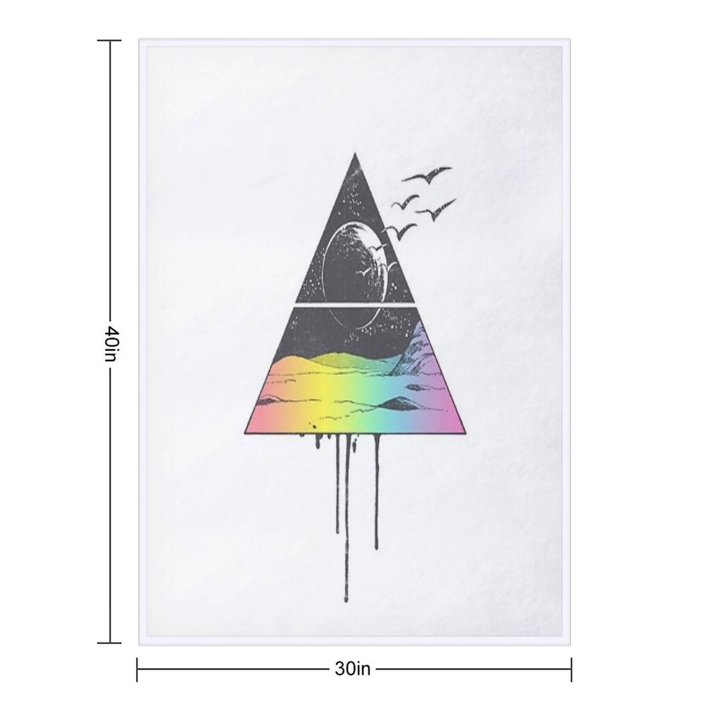Breathe Throw Blanket