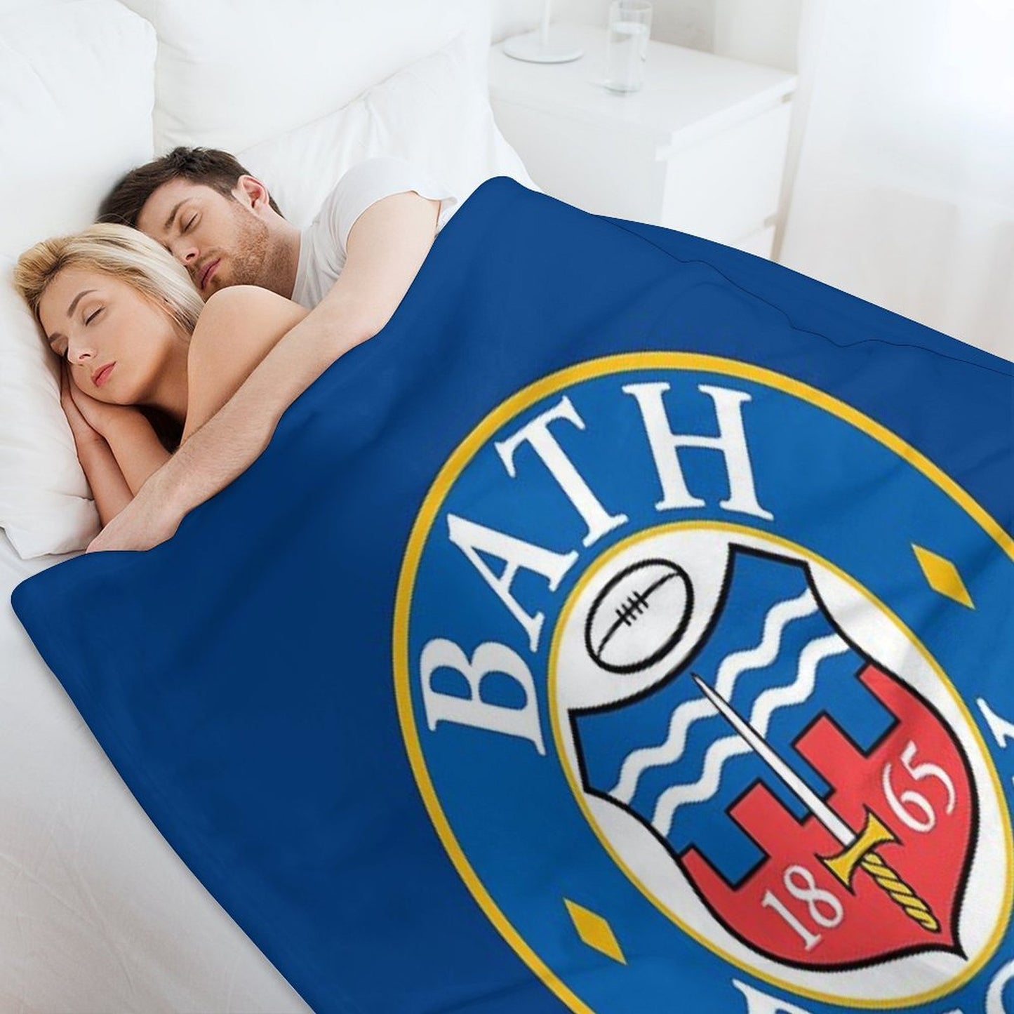 Bath Rugby Throw Blanket