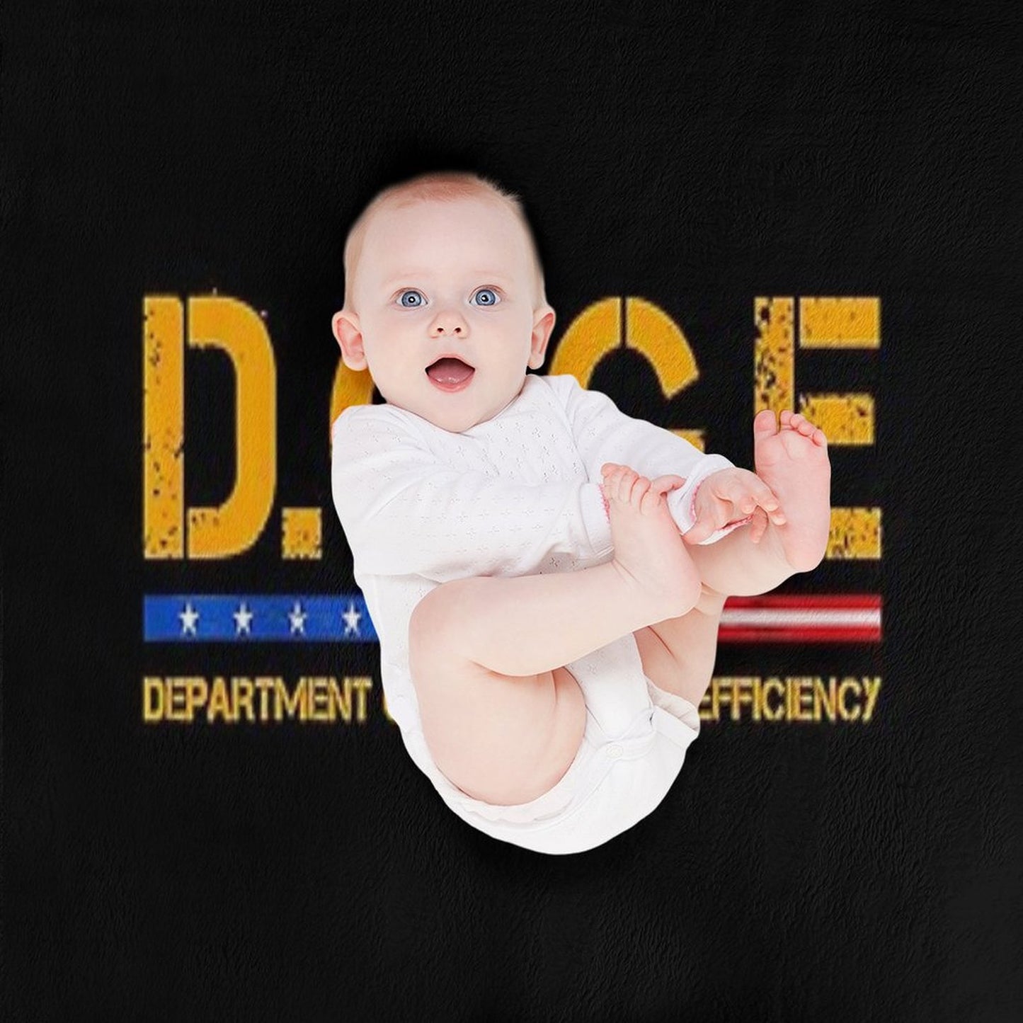 Doge D.O.G.E. Department Of Government Efficiency Throw Blanket
