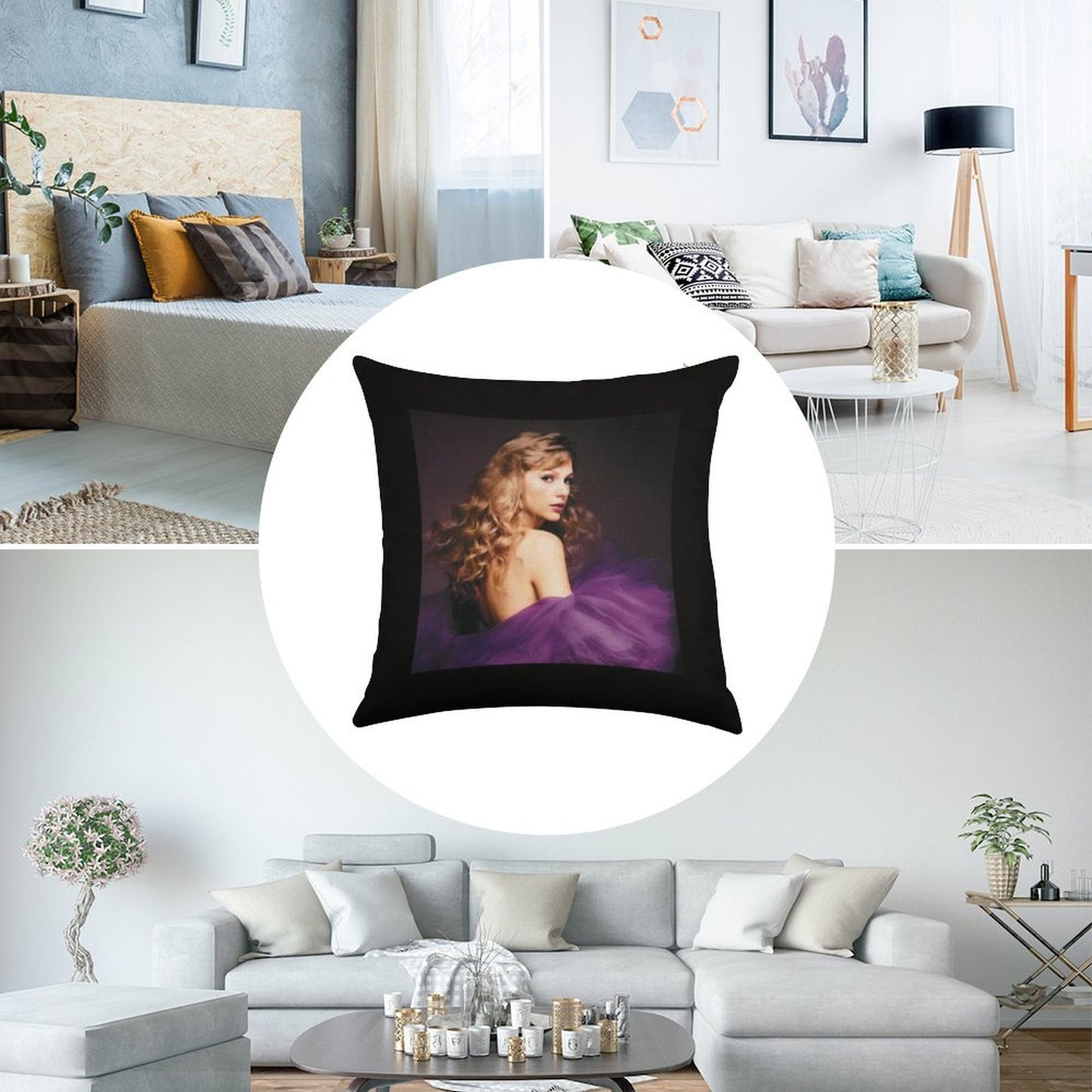 Speak Now Taylor Swift Linen Throw Pillow Cover
