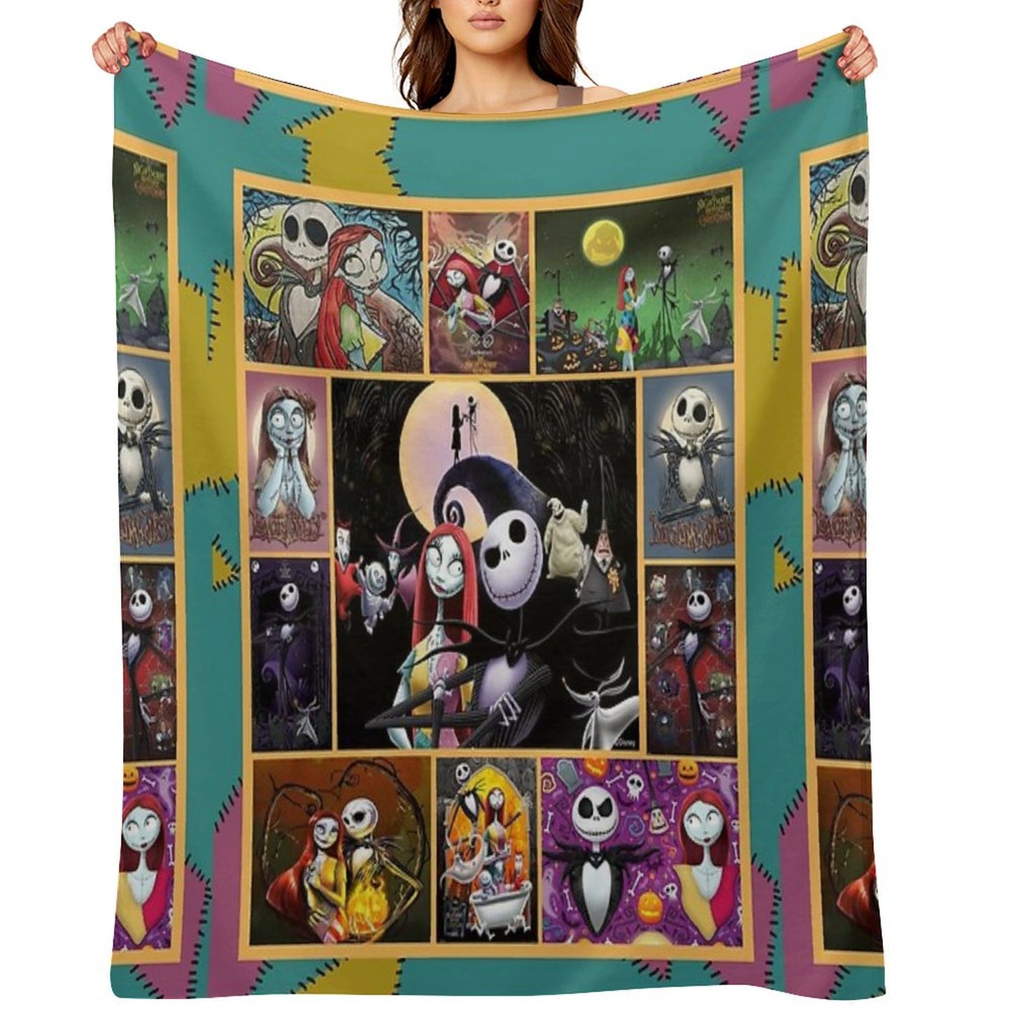 Nightmare Before Christmas Throw Blanket