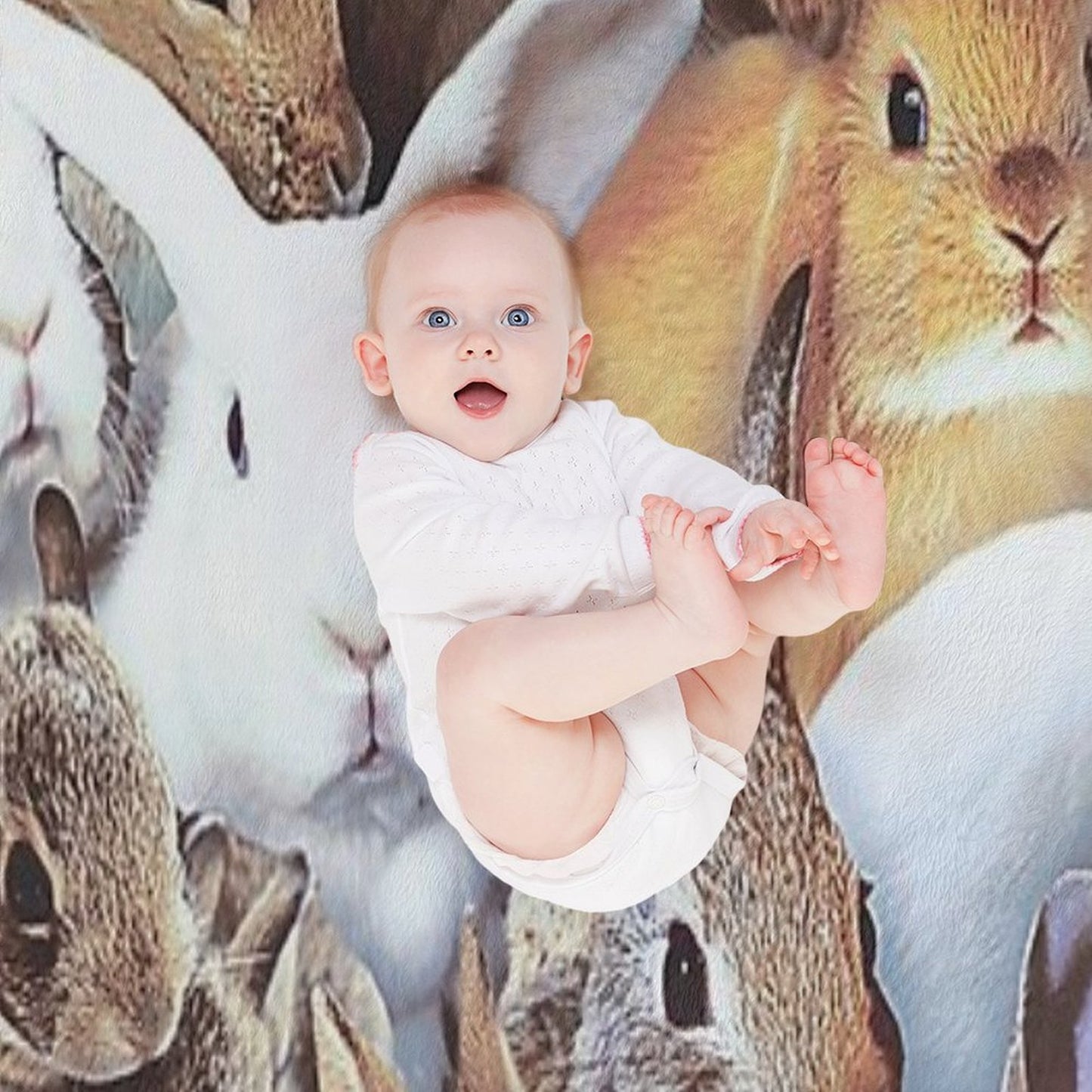 Rabbits Throw Blanket