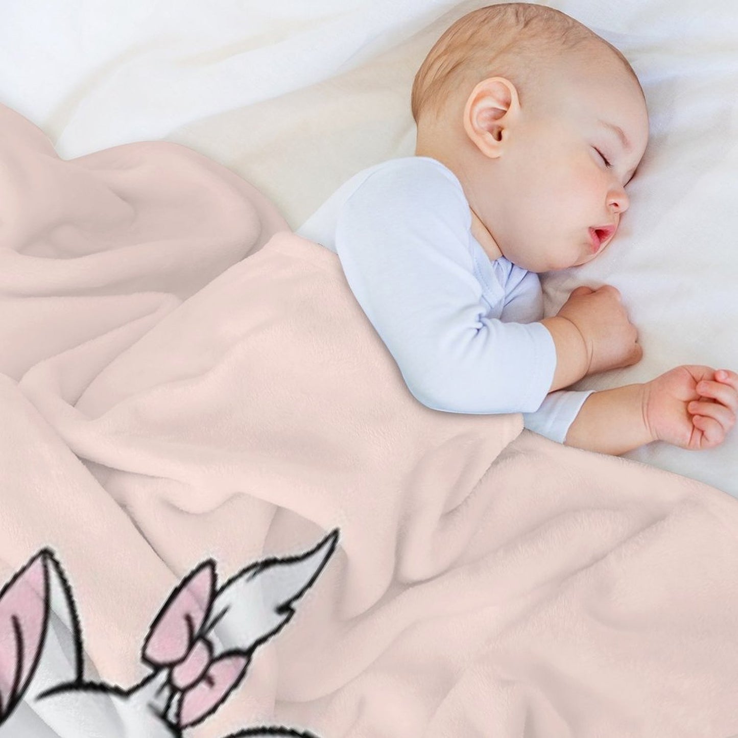 Marie Cute Aristocats. Beautiful Kitty. Cartoon Cat Teehee Throw Blanket