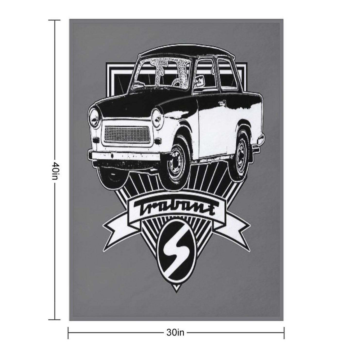 Trabant 601 Throw Blanket