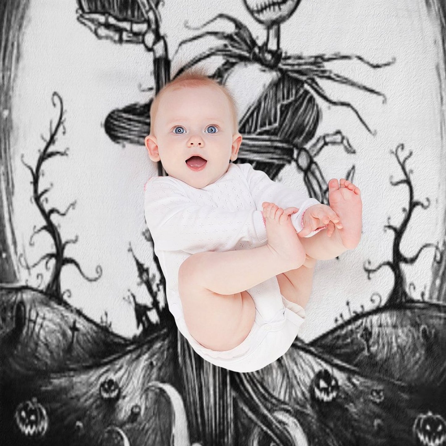 Halloween Tale Throw Blanket