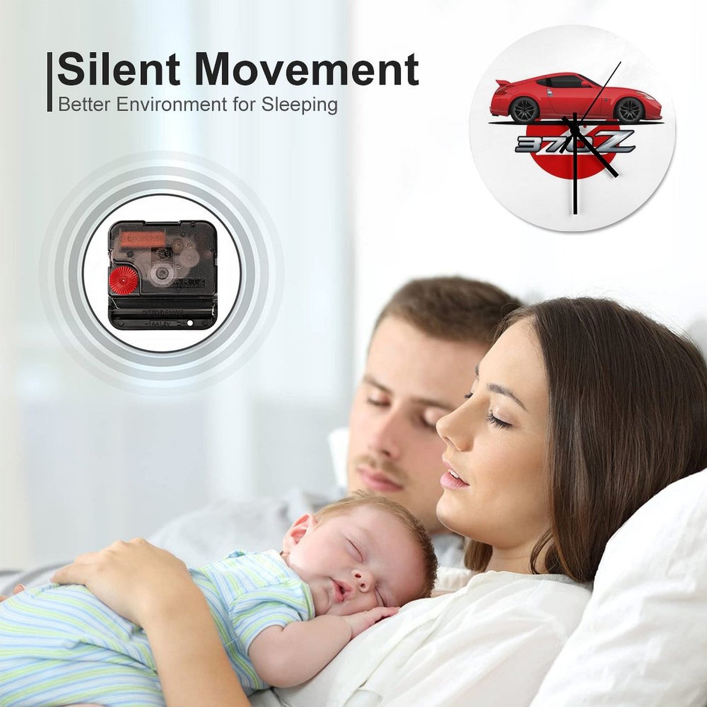 370Z Z34 Wall Clock