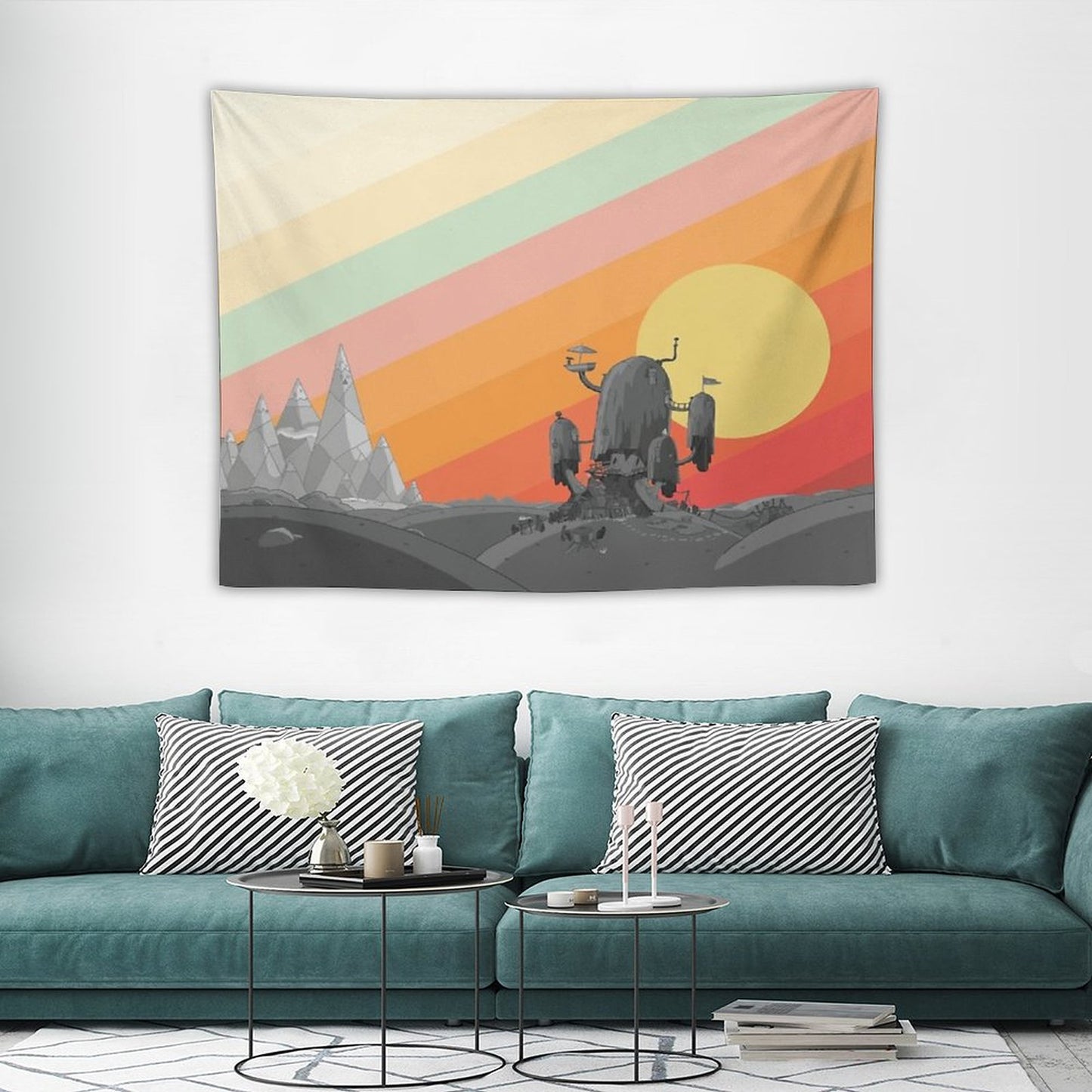 Land Of Ooo (Adventure Time) Tapestry