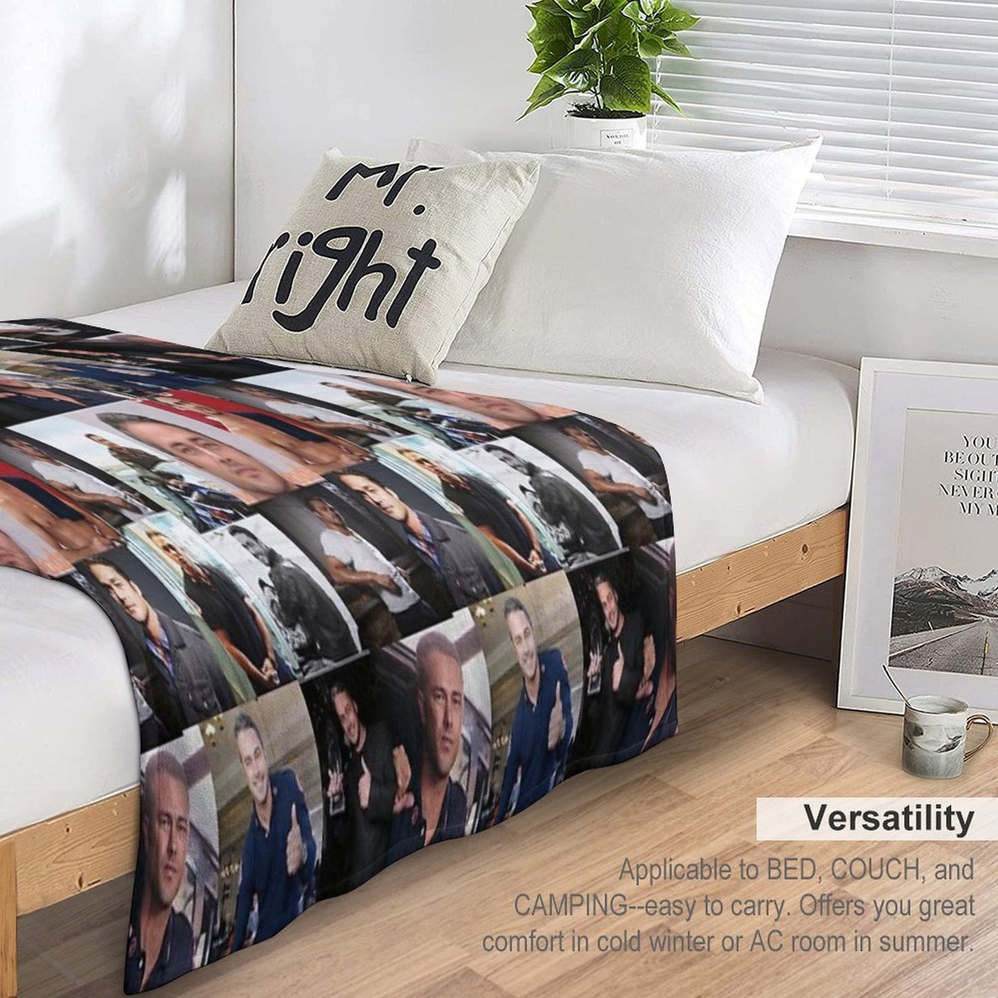 Taylor Kinney Or Kelly Severide Throw Blanket
