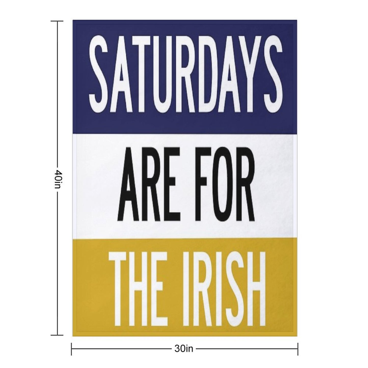 Saturdays Are for The Irish Throw Blanket