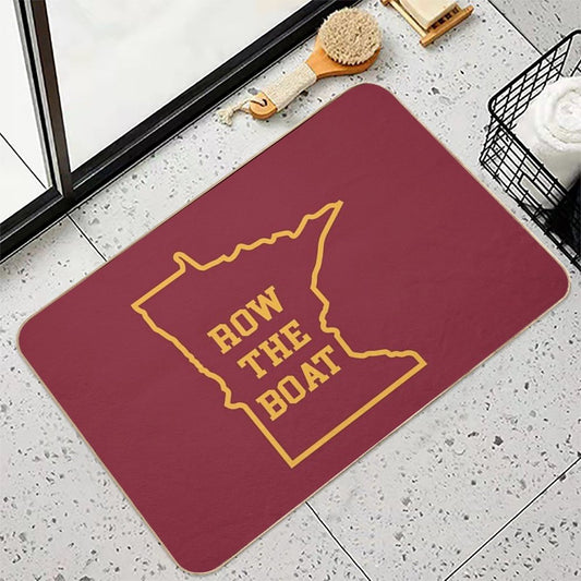 Row The Boat MN Outline Bath Mat