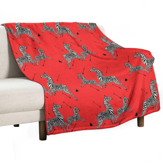 The Tenenbaums Zebra! Throw Blanket