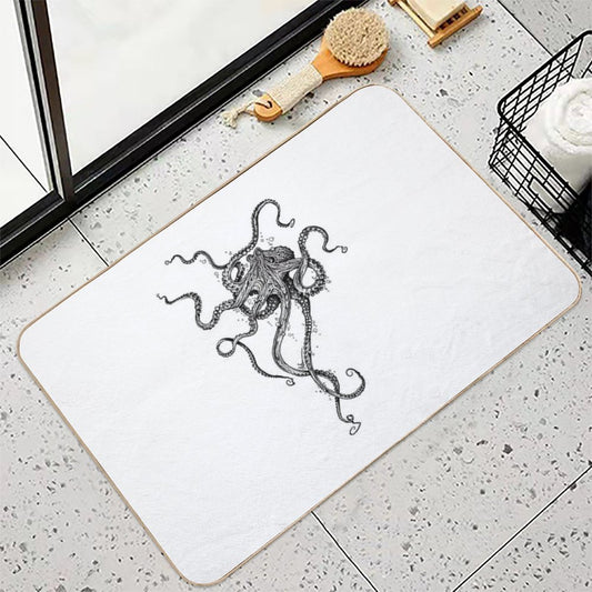 Octopus Fade-Resistant Bath Mat