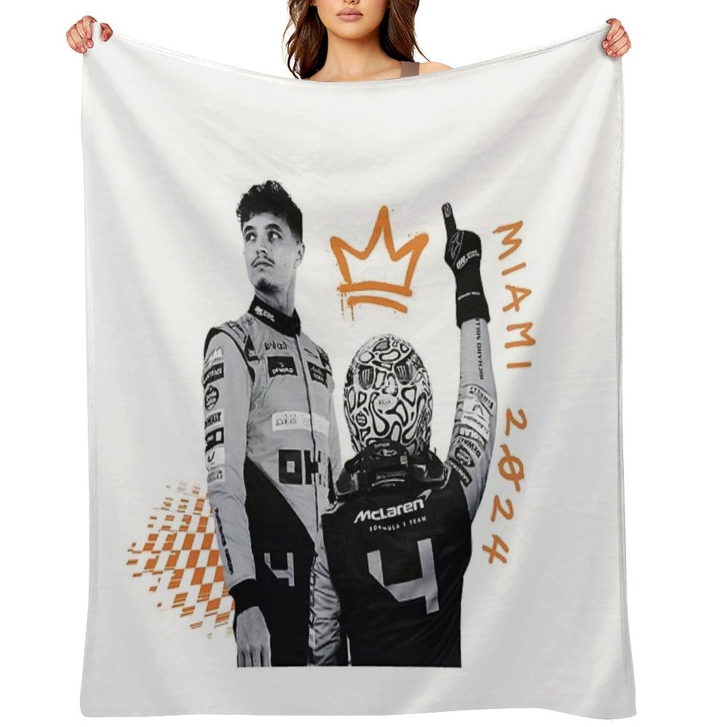Lando Norris Wins Throw Blanket