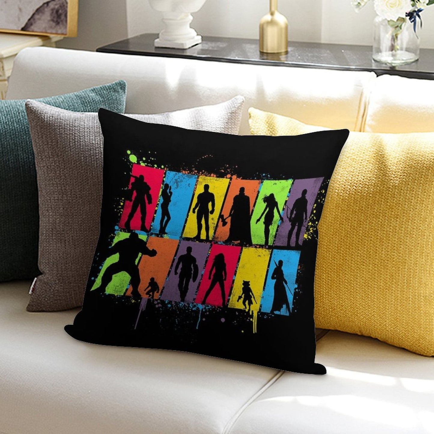 Whatever It Takes - Superhero Shirt Soft Home Decor Throw Pillow