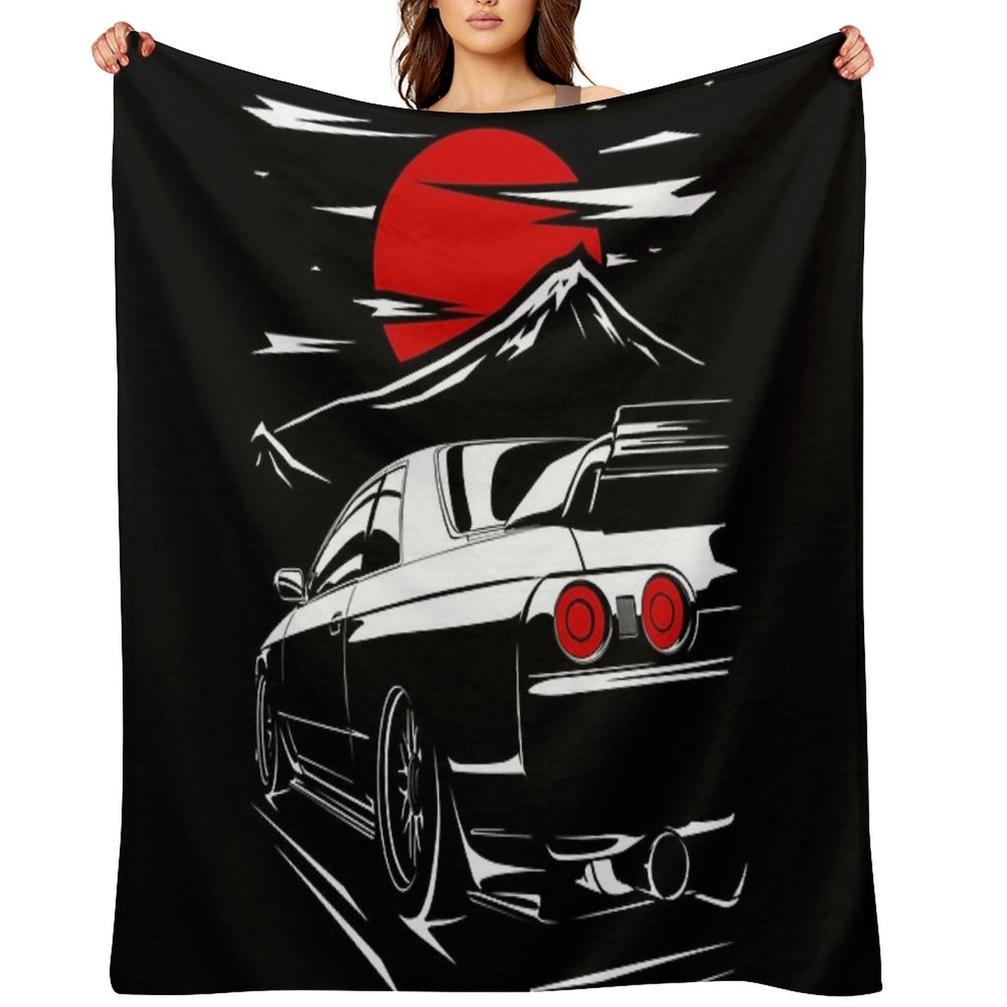 Nissan Skyline GTR 32 Haruna Throw Blanket