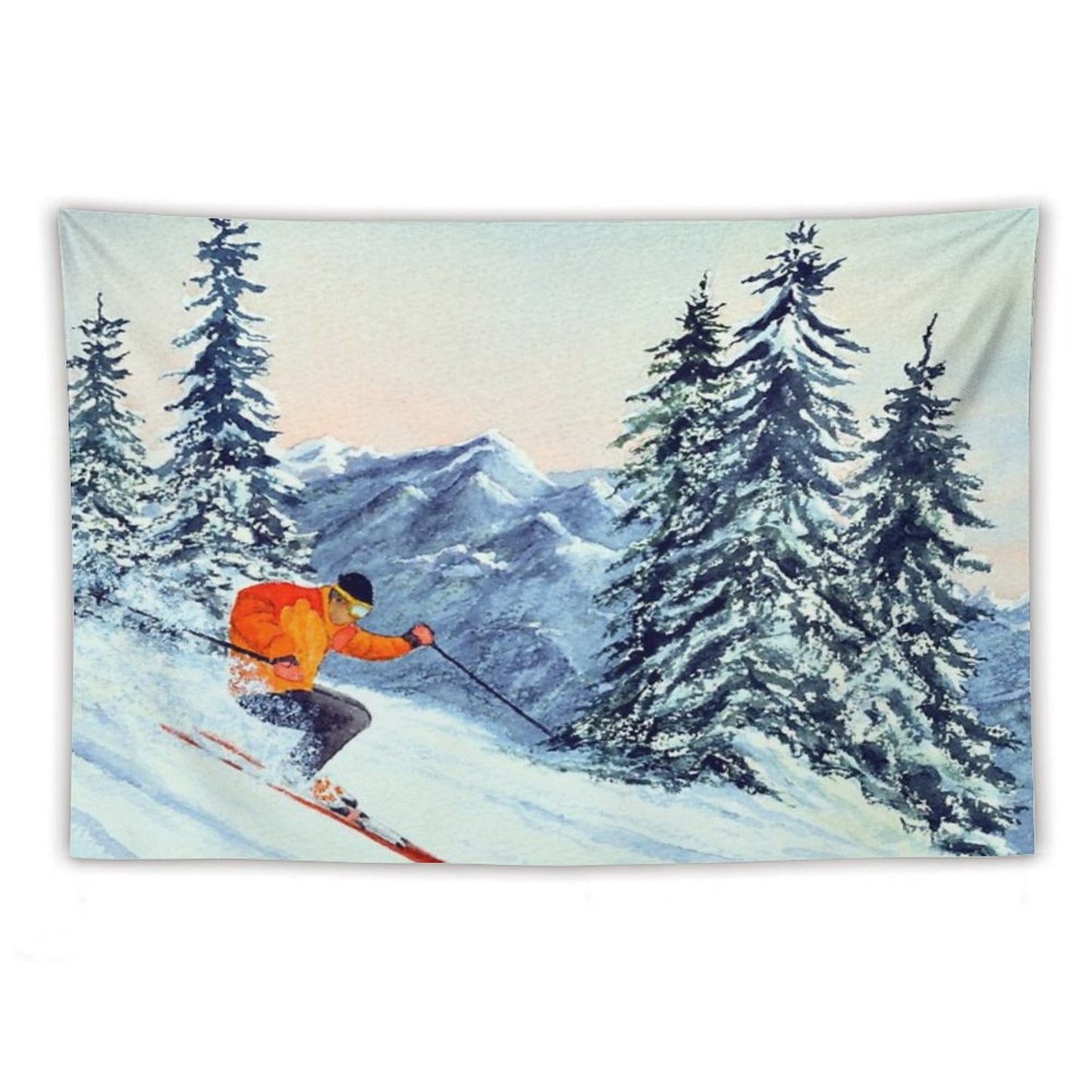 Skiing - The Clear Leader Tapestry
