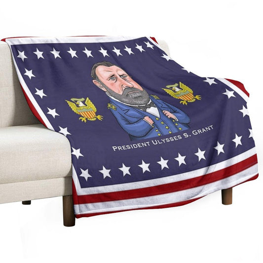 President Ulysses S. Grant Throw Blanket