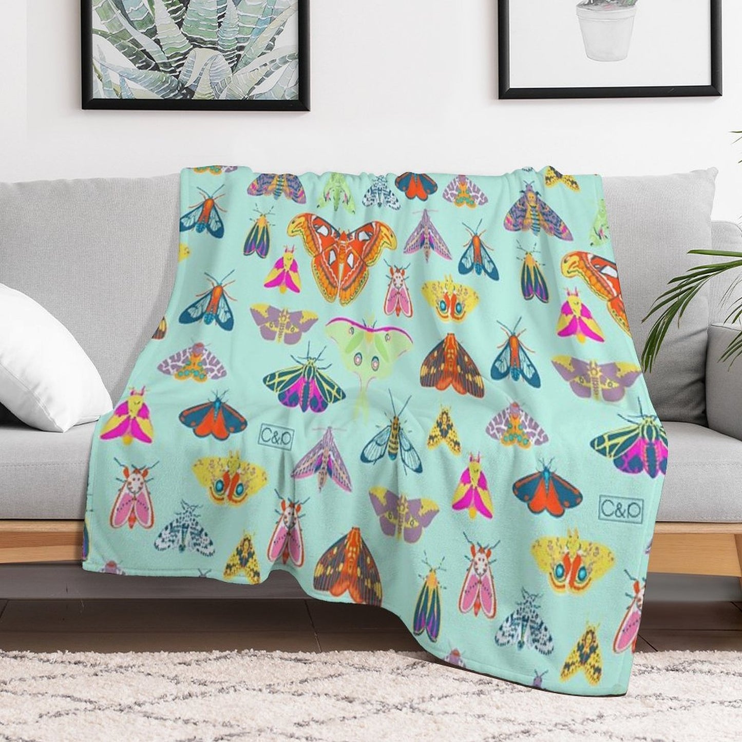 Lots of Lepidoptera Throw Blanket