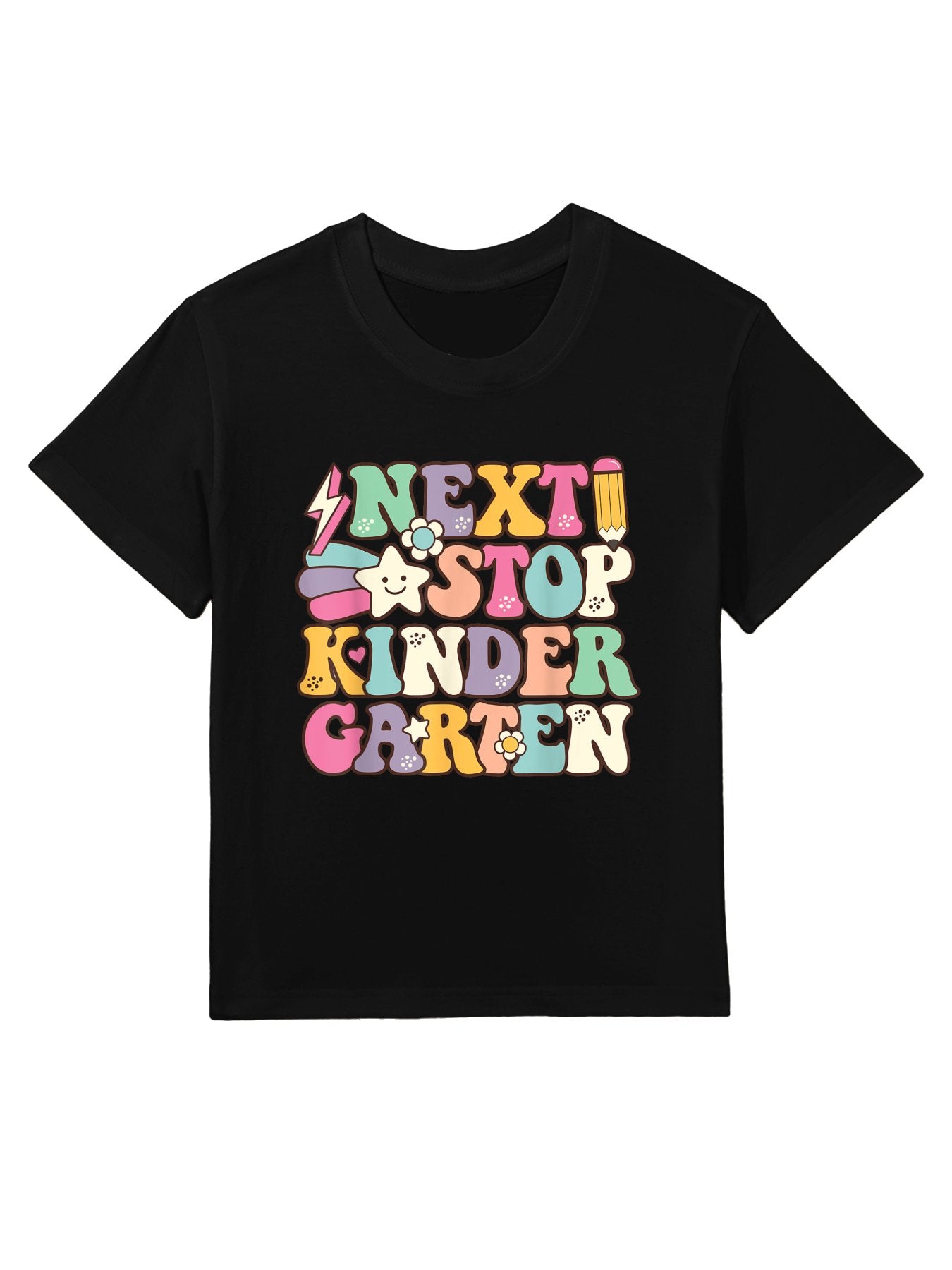 Next Stop Kindergarten Preschool Graduation Boys Girls Kids Kids T-Shirt