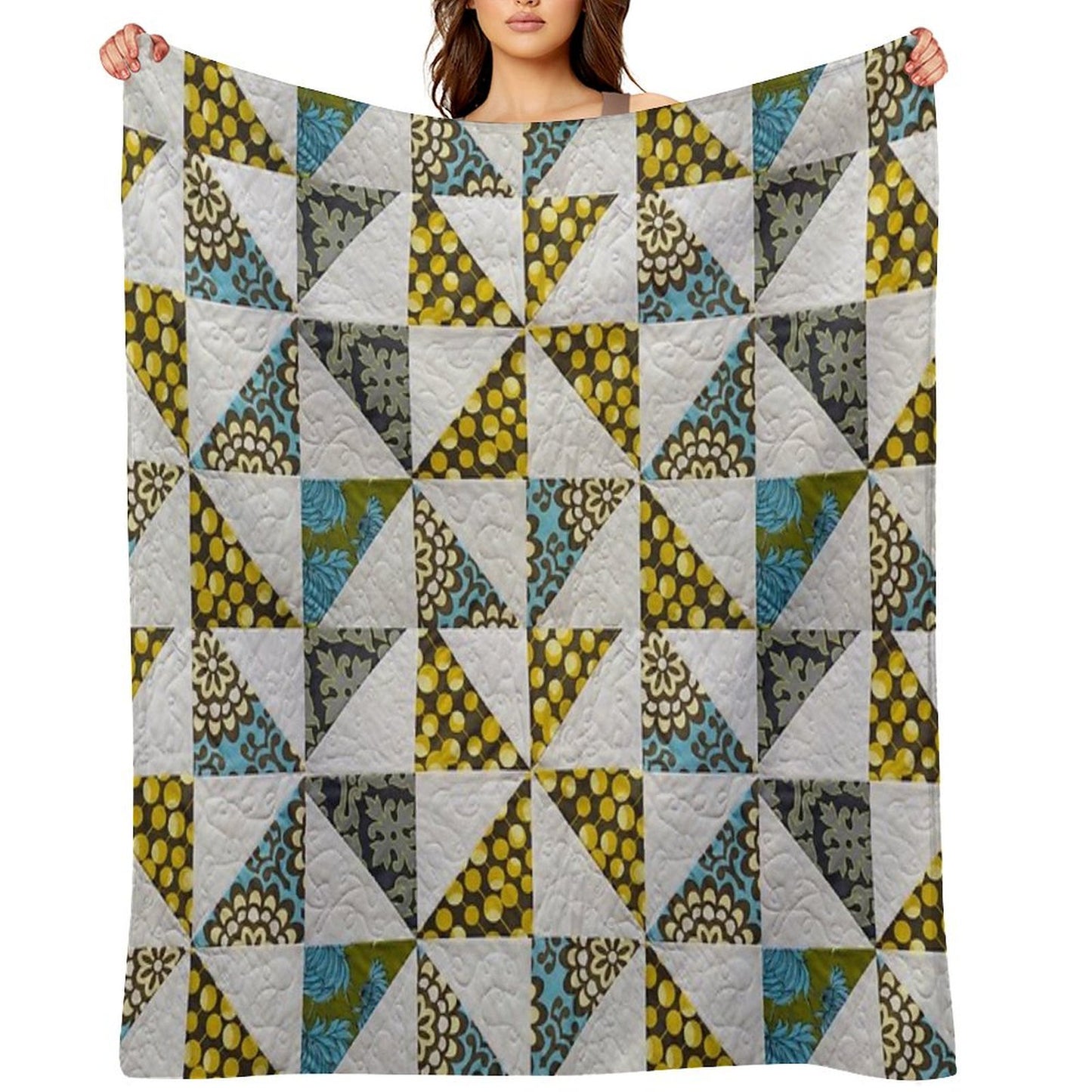 FNaF 4 Bed Texture Throw Blanket