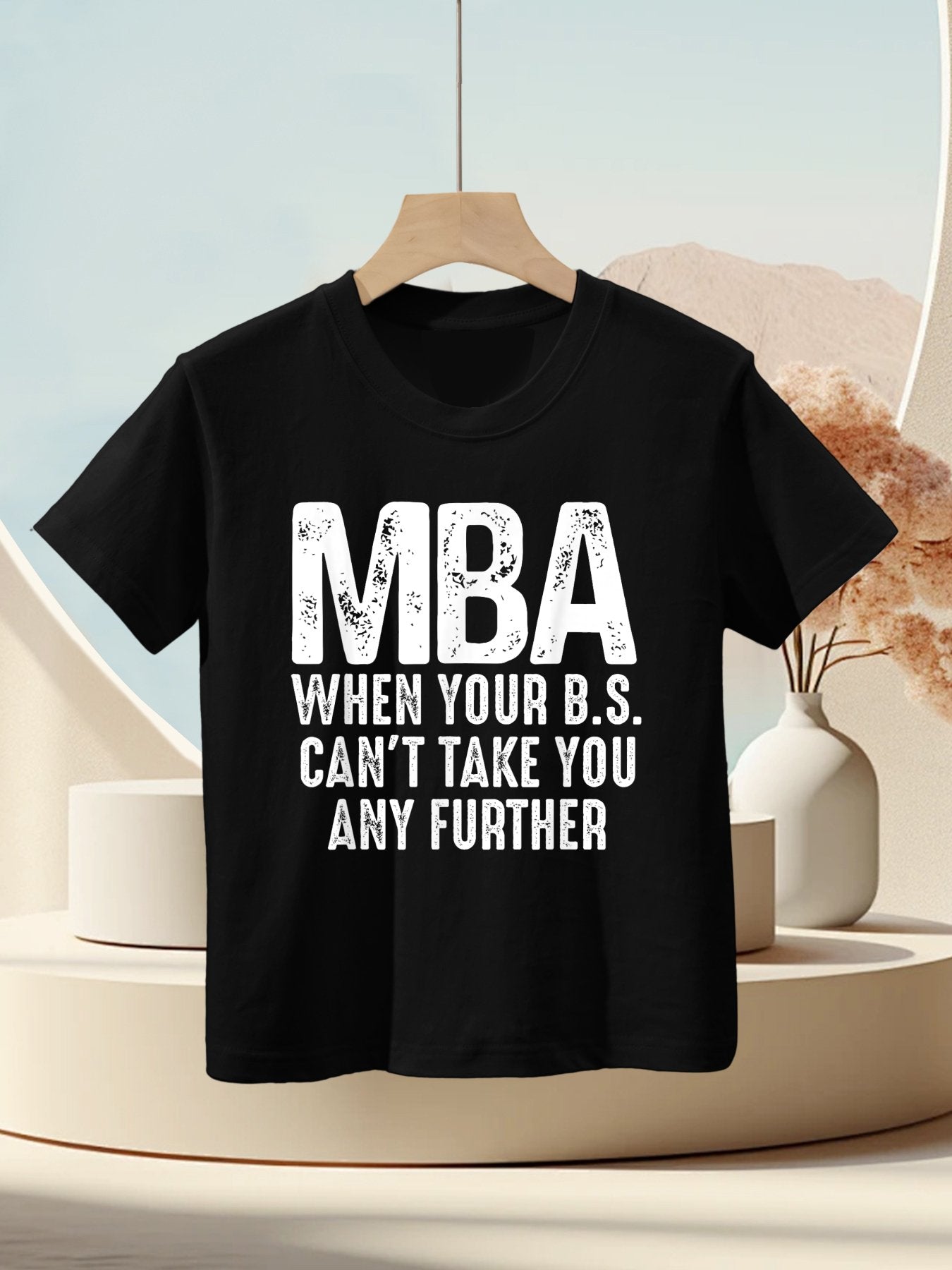 Funny MBA Design For Men Women Master Degree Graduation Day Kids T-Shirt