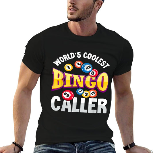 World's Coolest Bingo Caller - Funny Bingo Player Gift T-Shirt