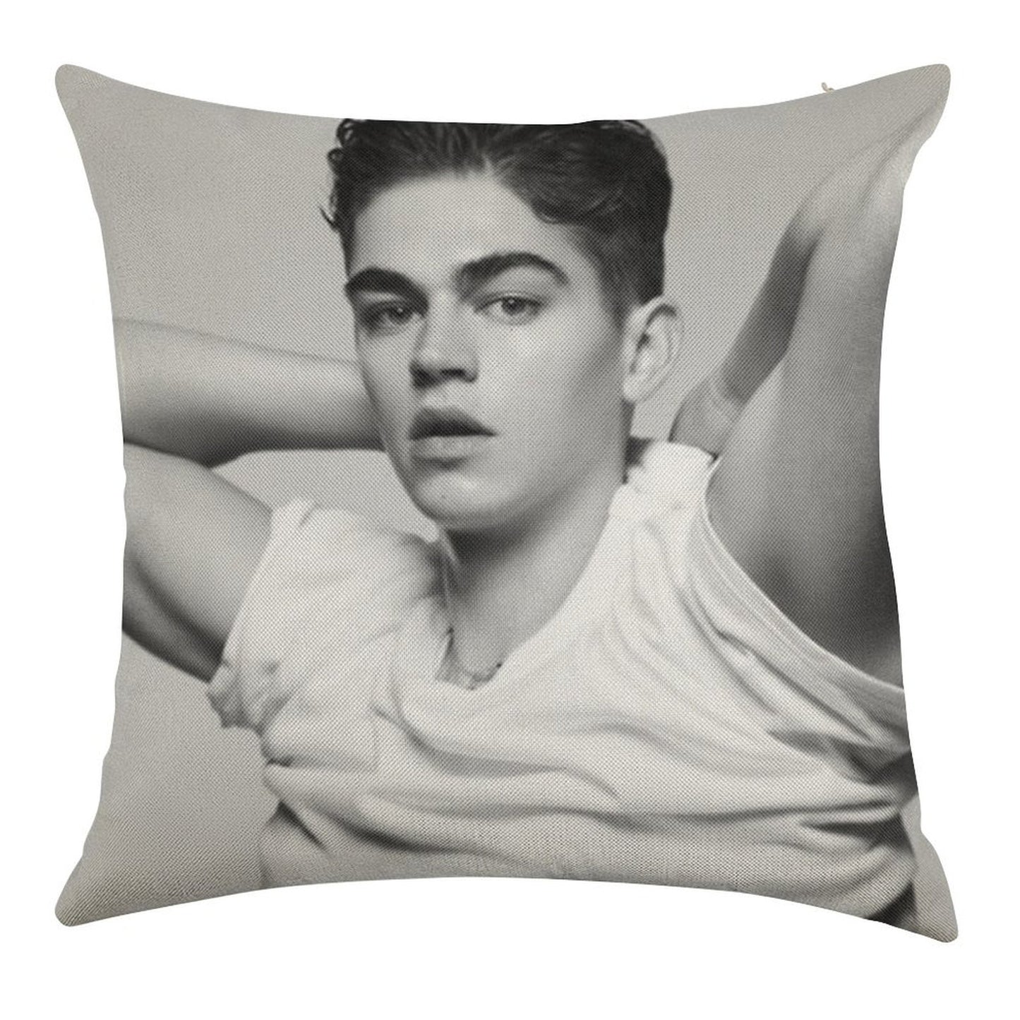 Hero Fiennes Tiffin Hardin Scott Linen Throw Pillow Cover