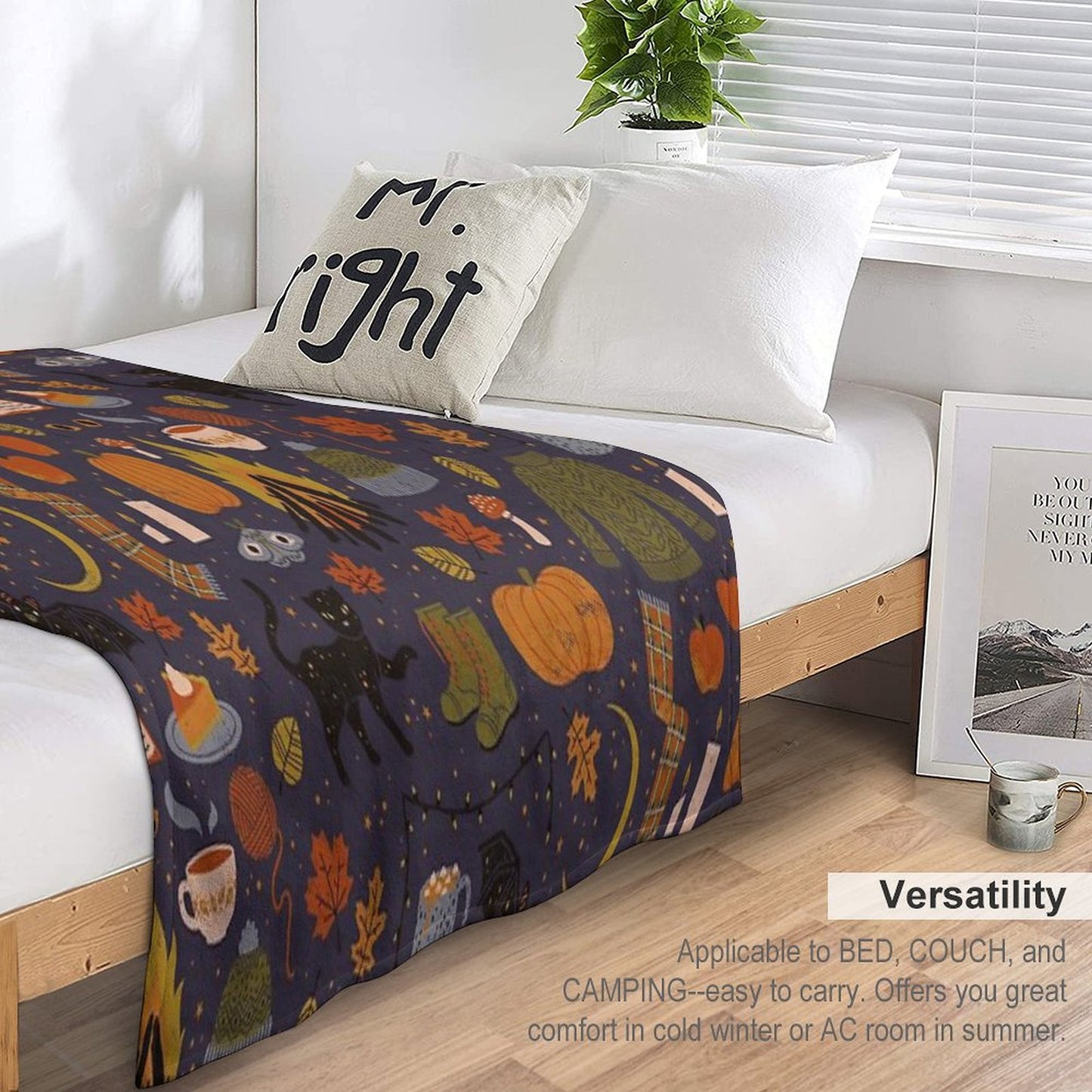 Autumn Nights Throw Blanket