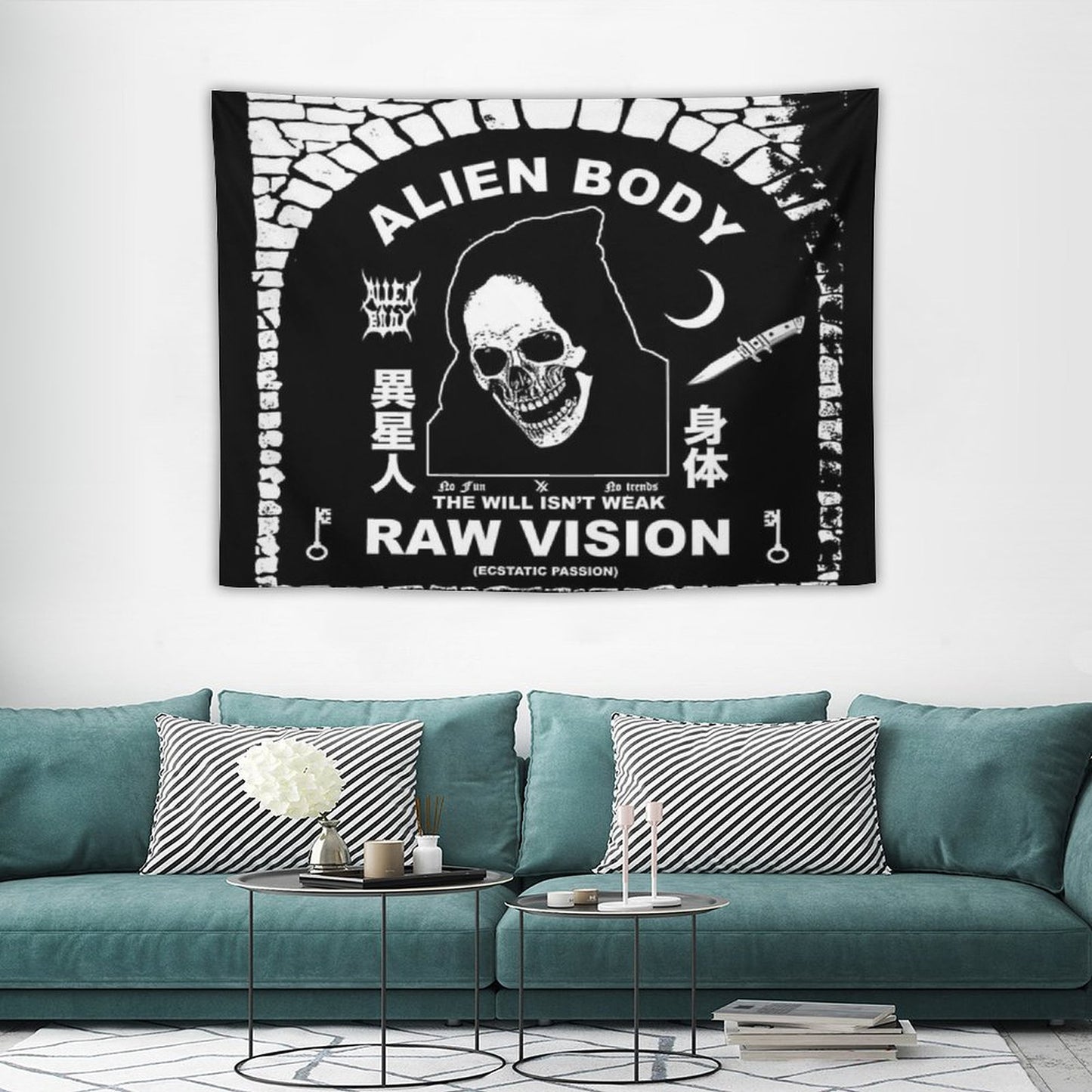 Raw Vision Tapestry