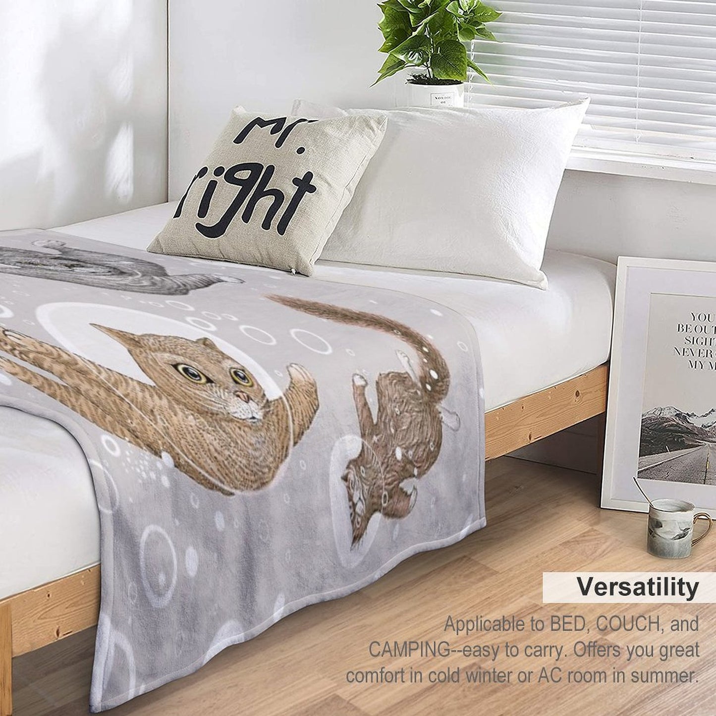 Cat Throw Blanket