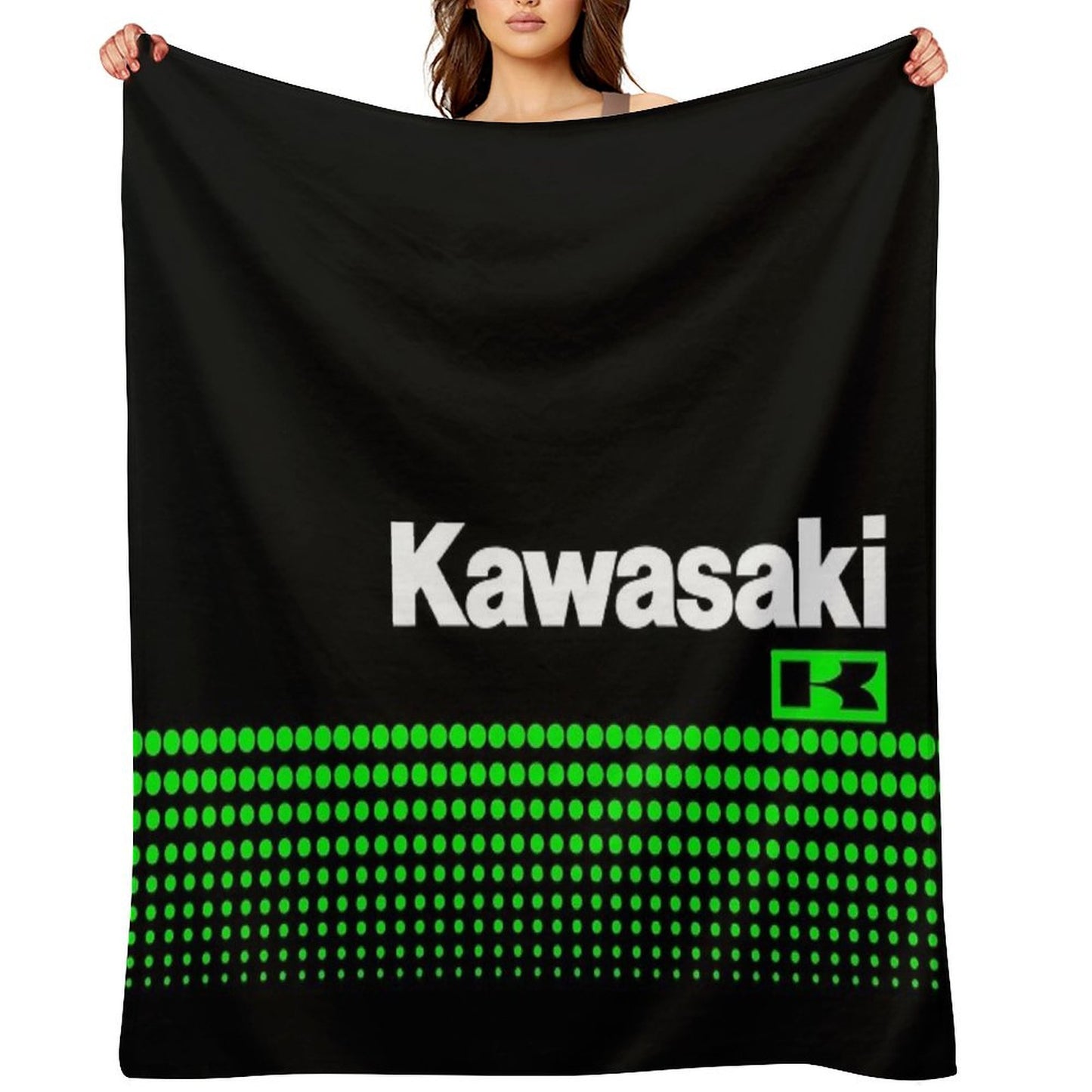 KAWASAKI Team Throw Blanket