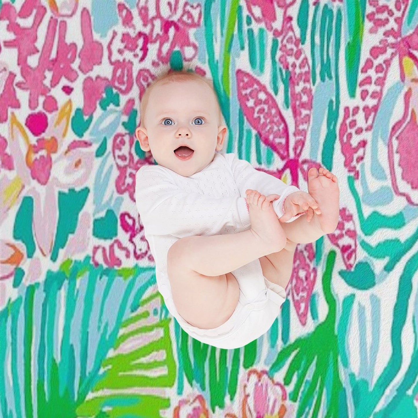 Orchid Summer Throw Blanket